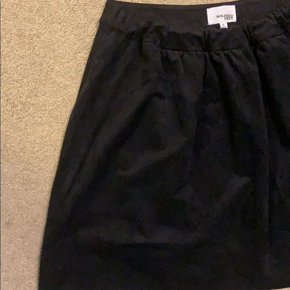 Wilfred Free suede black elastic waist skirt - Picture 3 of 4